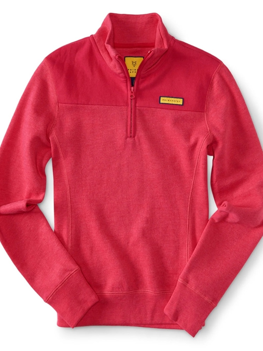 Prince & Fox Bright Pink Quarter-Zip Pullover